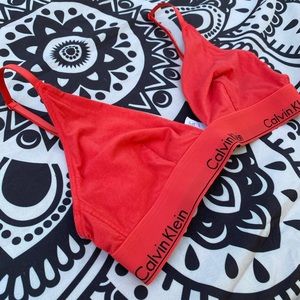 Calvin Klein triangle bra